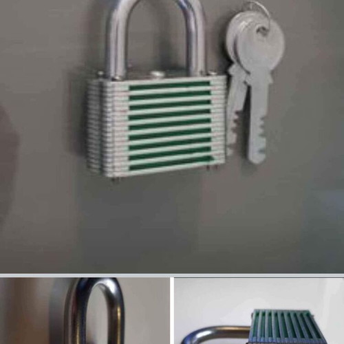 Heavy-duty padlock 50mm new, made of duralumin