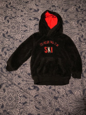 Orchestra fleece shirt for 4-year-old child like new, black