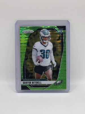 Panini Prizm Quinyon Mitchell Rookie Neon Green Pulsar Card 2024 new