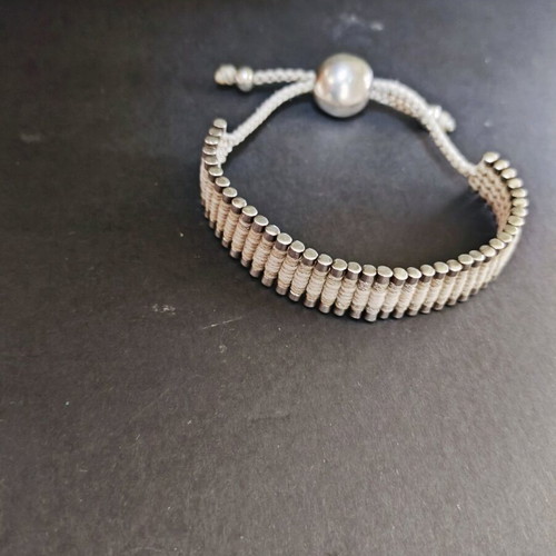 Friendship Links Of London bracelet in light gray like new