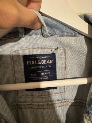 Pull & Bear denim jacket used, size L