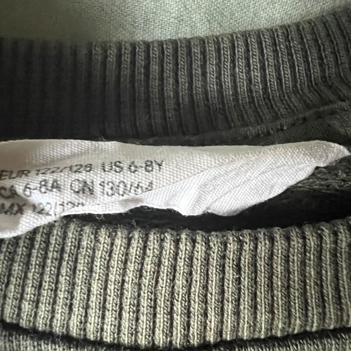 H&M boys' sweatshirt 6-8 years, grey