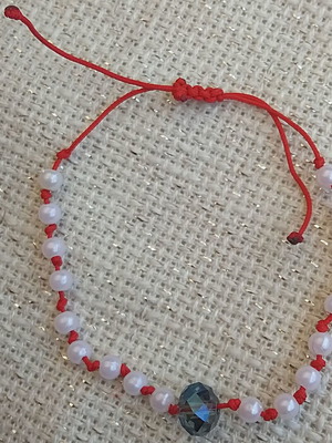 Martaki bracelet new with pearls and crystal
