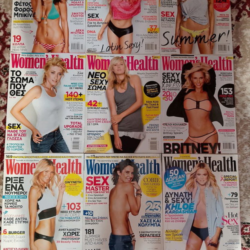 Women's Health magazine collection, missing issues 6,7,9,10,11,16,20