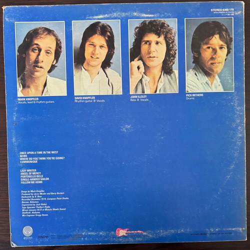 Dire Straits Communiqué vinyl LP like new, rock