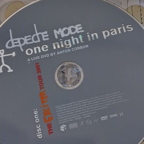 Depeche Mode One Night In Paris DVD like new, electronic