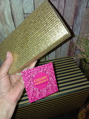 Britney Spears clutch new gold handbag