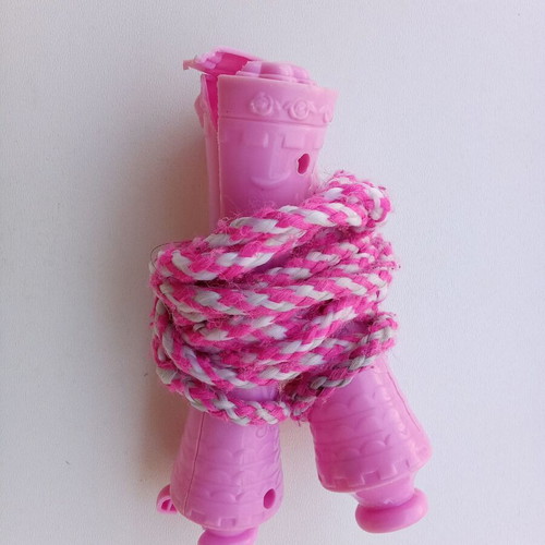 Children's rhythmic skipping rope 1.80m used, pink