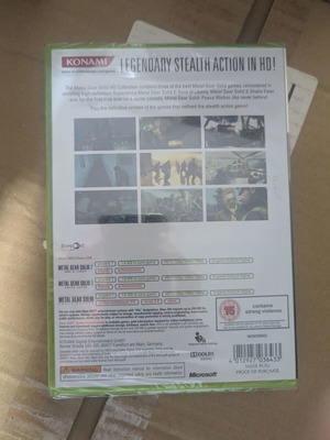 Metal Gear Solid HD Collection Xbox 360 new
