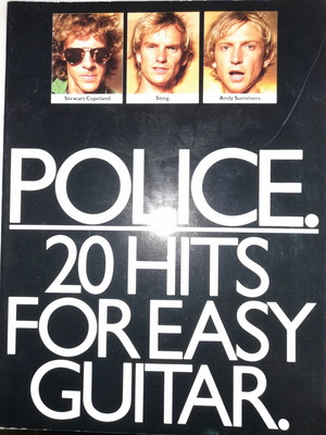 Police 20 Hits for Easy Guitar βιβλίο σαν καινούργιο
