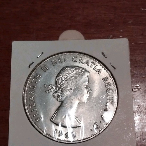Collectible coin Queen Elizabeth - Winston Churchill 1965 like new