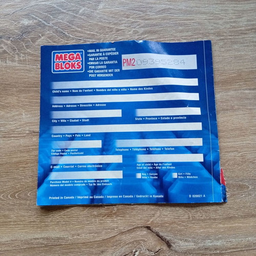 Catalog of old toys used with wear