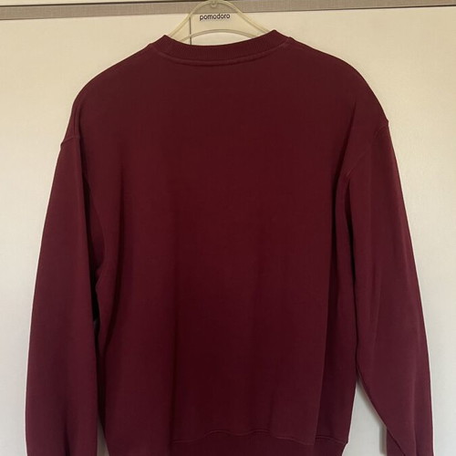 Pull & Bear Burgundy Oversized Sweatshirt New XS