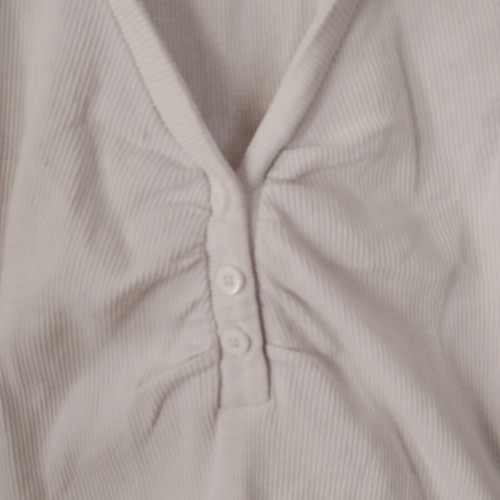 Terranova white ribbed top like new, size M