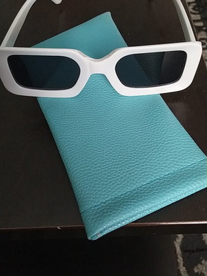 White sunglasses like new