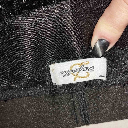 Black pants with sequins Dejavu like new