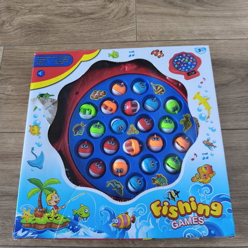 Fishing game with music, 3+ years