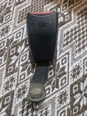Bmw e36 coupe rear driver seatbelt buckle used