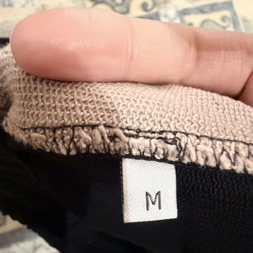 Bermuda shorts new, pack of 2, black and beige, with inner leggings