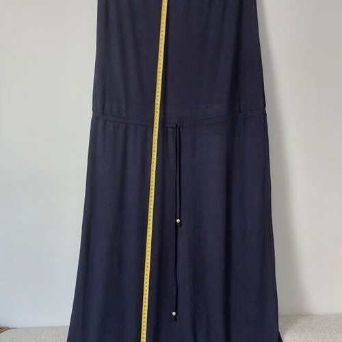 Lynne Maxi Strapless Beach Dress Navy size M/L like new
