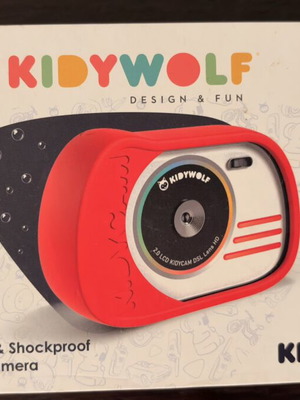 Kidywolf Compact kids' camera, red