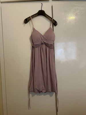 Dusty Pink dress size S with light padding and adjustable straps