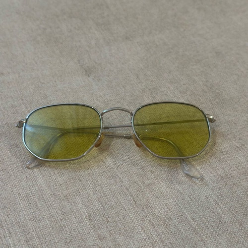 Sunglasses used with light yellow lens