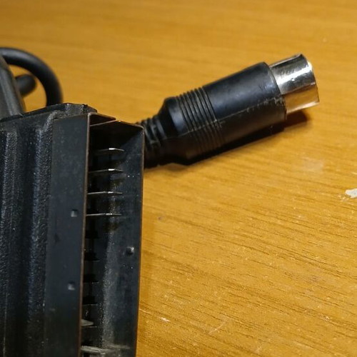 Scart to DIN adapter cable used