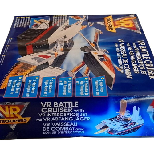 Kenner Saban's VR Troopers VR Battle Cruiser & VR Interceptor Jet new sealed box