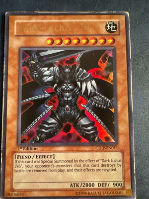 Dark Lucius LV8 used Yu-Gi-Oh! card CDIP