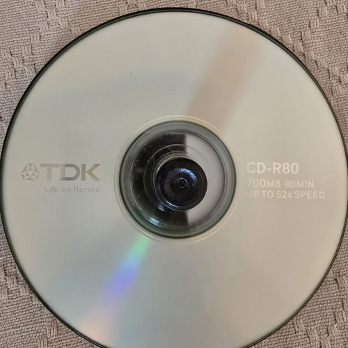 Smartbuy CD-RW and TDK CD-R80 discs like new, 700MB 80min