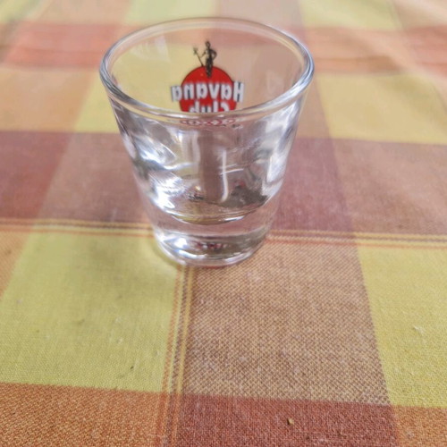 Havana Club collectible shot glass used, 90s-2000s