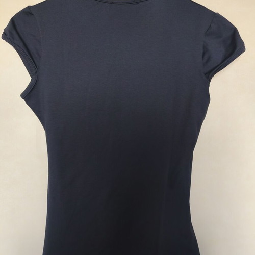 Women's short-sleeve lycra blouse black, like new