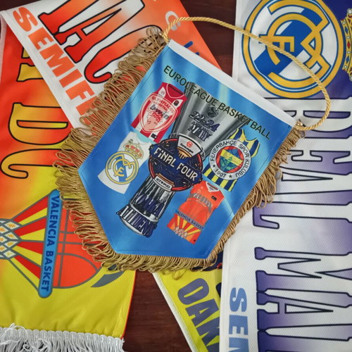 Olympiacos Basketball Final4 2026 Scarf and Banner Set new
