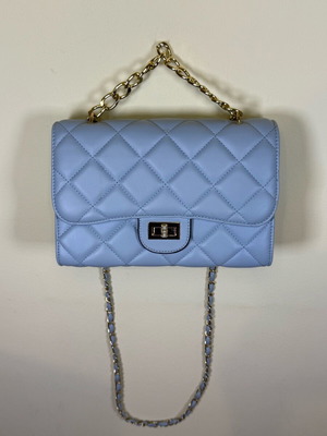 Classic Zara shoulder bag used, blue with lock