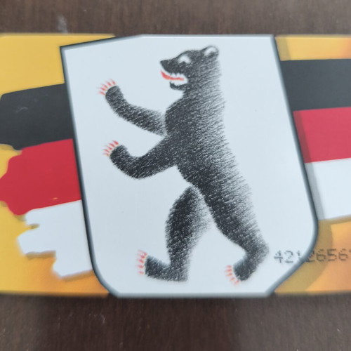 German phone card used