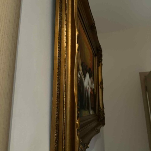 Painting in frame new, dimensions 88x118x9 cm