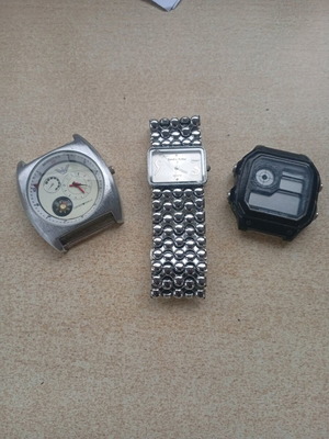 Various watches used, pack of 3 pieces