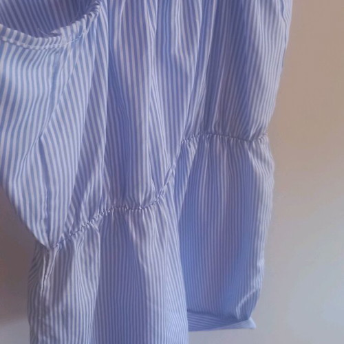 Women's one-piece shorts like new, white and blue, size M