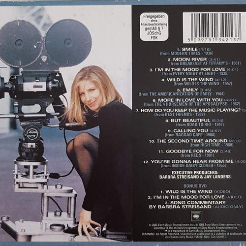 Barbra Streisand The Movie Album CD like new