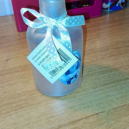Empty baptism bottle new for oil