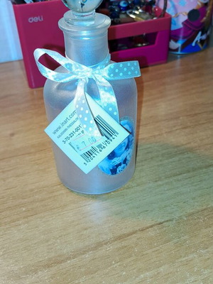 Empty baptism bottle new for oil