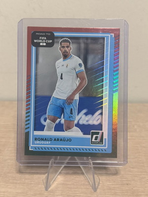 Ronald Araujo Panini Donruss Red Green Uruguay card new