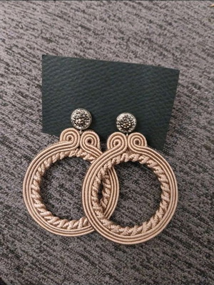 Handmade earrings pair new
