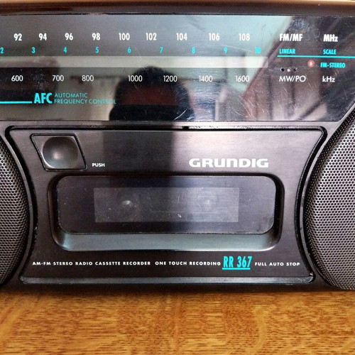 Grundig RR 367 vintage boombox with UBS, used