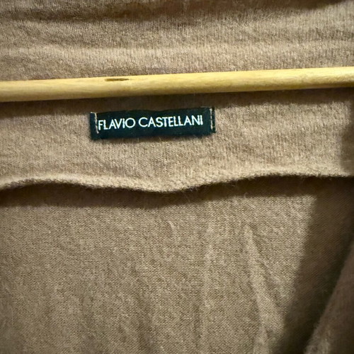 Flavio Castellani Cruaze Wool Alpaca Sweater like new, beige, size XL