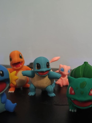 3D Printed Pokémon Miniature Set of 6 Like New