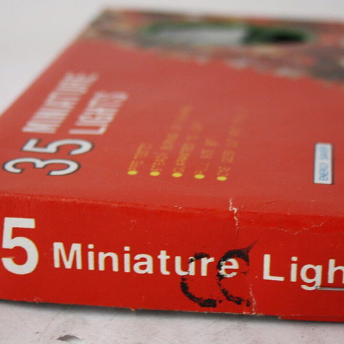 Christmas spiked multicolor lights 35 vintage
