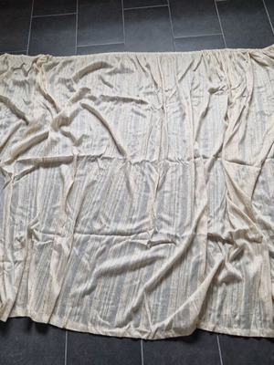 Curtain set used with tape for window and balcony door, 2 pieces