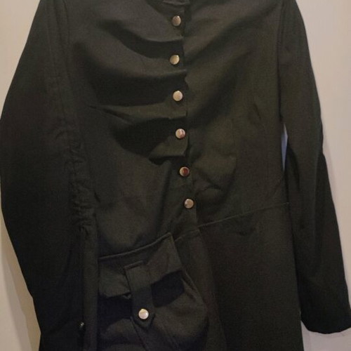Black lightweight thin coat like new, size L